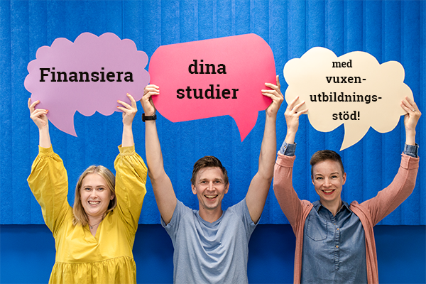 Finansiera dina studier med vuxenutbildningsstöd!